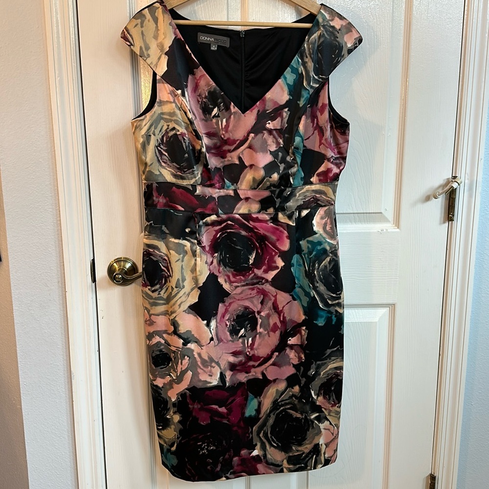 Donna Ricco New York floral dress size 16